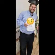 Фото יהודה 1 סיום אוניברסיטת בן גוריון